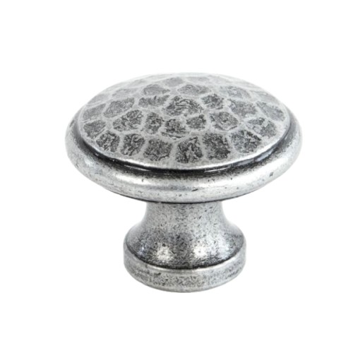 HAMMERED ROUND CUPBOARD DOOR KNOB